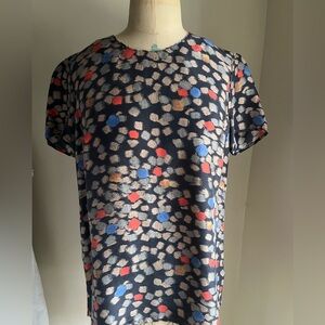 Hugo Boss Multicolor Patterned Blouse